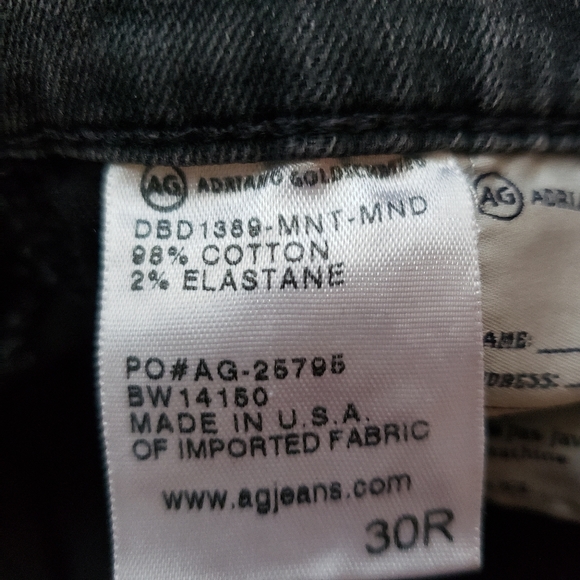 AG The Legging Ankle Gray Distressed Skinny Jeans - Picture 12 of 13